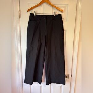 Lululemon black wide leg trousers size 30